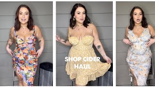 HUGE SPRING SHOP CIDER HAUL!!! The Cutest Dresses EVERRR!! Try-on Haul