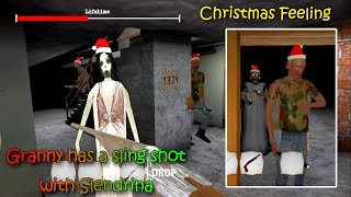 The Twins Remake but Granny has a Slingshot with Slendrina as enemy with Christmas Feeling