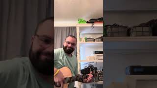 Lane Cohen tuning his Taylor 214ce plus and singing Tom Russell cover