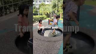 trampoline jump #playground #sg #sengkang #fernvale