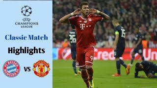 Bayern Munchen vs Man United 3-1 | UCL 2013/2014 Round of 16 | Highlights | Classic Match