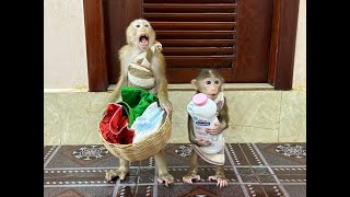 Sister Jula & Kobie Walk To Take Powder, Clothes & Diaper To Mom To Warming Up For Them ,