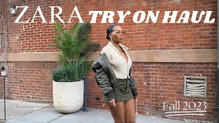 I Went Shoppinggg! ZARA TRY-ON HAUL | FALL 2023 | ZOEY M