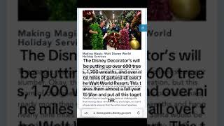 Breaking Walt Disney World Holiday News Update