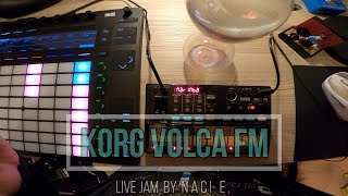 [KORG volca fm] Live Jam by Naci E.