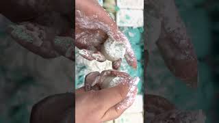 Crushing SOAP BOXES with STARCH | Satisfying video | ASMR SOAP #shorts