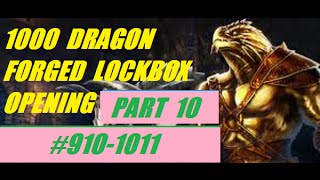 Xbox One 1000 Dragon Forged Lock Box Opening Part 10 Neverwinter