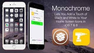 Monochrome: Lets You Add a Touch of Black and White to Your Home Screen Icons in iOS 7 & 8