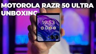 Motorola razr 50 ULTRA ¿la mejor pantalla en un plegable? | Unboxing en español