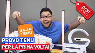 Conviene TEMU o è SCAM? Provo per la prima volta, MEGA UNBOXING di gadget TECH virali!