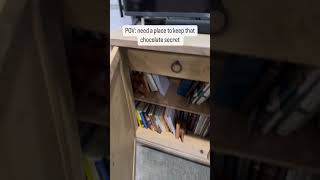 Hidden Drawer Cabinet!