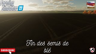 Semis de blé dur le dernier champs +traitement o colza