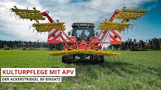 APV Ackerstriegel im Einsatz | APV Tined Weeder AS in action