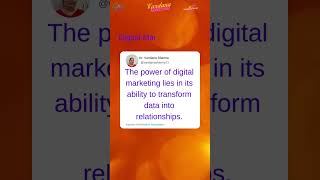 Today's Power Packed Digital Marketing Quote from VanJay Digital!  | Dr. Vandana Sharma (Hon.)