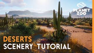 HOW TO MAKE DESERTS IN PLANET ZOO- Tutorial