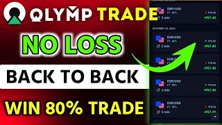 Olymp Trade No Loss Back To Back Win 80% Trade 🤑 | Olymp Trade Winning Strategy | Olymp Trade