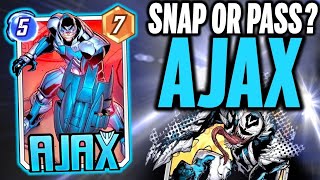 AJAX ☄️🛡️ 5/7 BUFF 💙 Details & Mechanics! | Snap or Pass | Marvel Snap