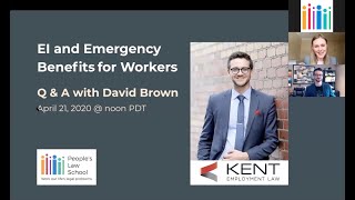 EI and Emergency Benefits for Workers (Recorded Webinar)