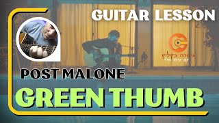 Post Malone -  Green Thumb | guitar lesson | לימוד גיטרה