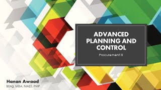 Advanced Planning & Control | Week4