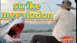 LAGI LAGI STRIKE HIU MEGALODON || MANCING IKAN DENGAN TEKNIK JIGGING || GIRI EMAS DESA SANGSIT BALI