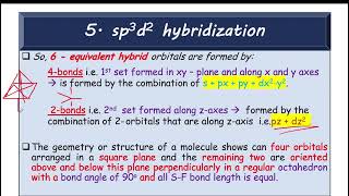 sp3d2 hybridization