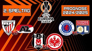 2. SPIELTAG EUROPA LEAGUE PROGNOSE 2024/2025! / Besiktas Istanbul gegen Eintracht Frankfurt