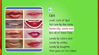 Lips cocomelon nursery rhymes