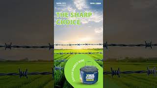 Unmatched Security & Durability | Tata Wiron Barbed Wire | Sharp Protection for What Matters Most