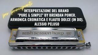 Brano irish con armonica e flauto in DO