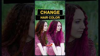 How to Changing Hair color With Photoshop Tutorial #tutorial #digitalart #photooftheday