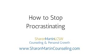 How to Stop Procrastinating