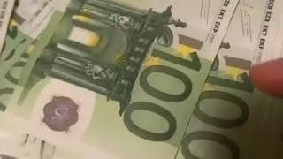 Flowing cash Euros