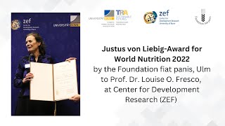 Justus von Liebig Award for World Nutrition 2022