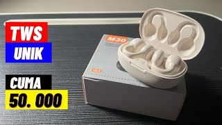 Cuma 50 Ribuan ! Unboxing TWS Unik M30 dari King Lucky