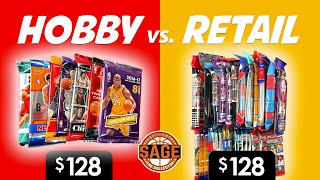 $128 Hobby Packs vs. $128 Retail Basketball Packs 🔥 Two Stacks Enter, One Stack Leaves!