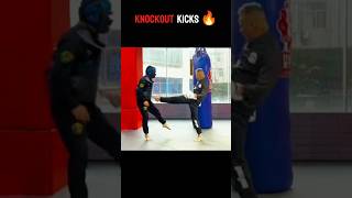 Knockout kicks🥋🔥#taekwondo #kungfu #karate #motivation #kick #training #trick #speed #power #shorts