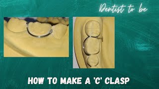 How to make a C clasp😍