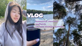 VLOG: Мой первый выездной кемпинг ⛺️ | Рыбалка | Нападение комаров - мутантов