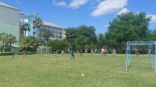 harbor lake flag football touchdown