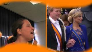 Koning Willem-Alexander, eerbetoon n.a.v. de troonswisseling. Zang: Ramona.