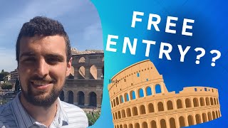 Colosseum Free Sunday Details!