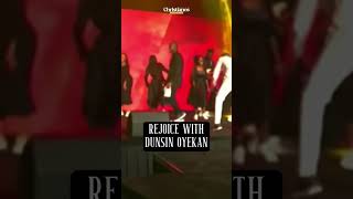 RARE VIDEO OF  DUNSIN OYEKAN DANCING AND REJOICING