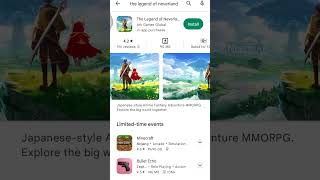 best high graphics open world game for android |The legend of neverland|MMORPG|#shorts