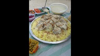 من التراث الاردني المنسف قصة عشق😋