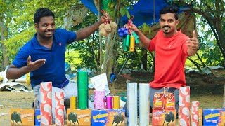 என்ன இப்படி வெடி எல்லாம் இருக்கு | Village Rocket Testing | Dangerous Crackers Testing