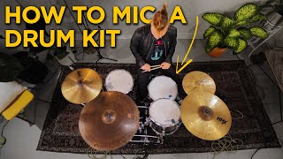 How to Mic a Drum Kit | Mic Placement Techniques for Recording Instruments