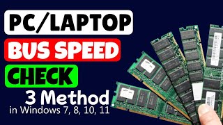 How to Check RAM Bus Speed in Windows 7, 8, 10, 11 (3 Method) Learn in this video