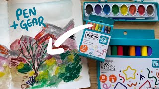 Are Pen and Gear art supplies any good? painting using kids art supplies