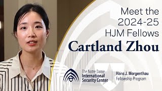 Meet Cartland Zhou | NDISC Hans J. Morgenthau Fellow